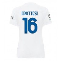 Inter Milan Davide Frattesi #16 Bortatröja Kvinnor 2023-24 Korta ärmar